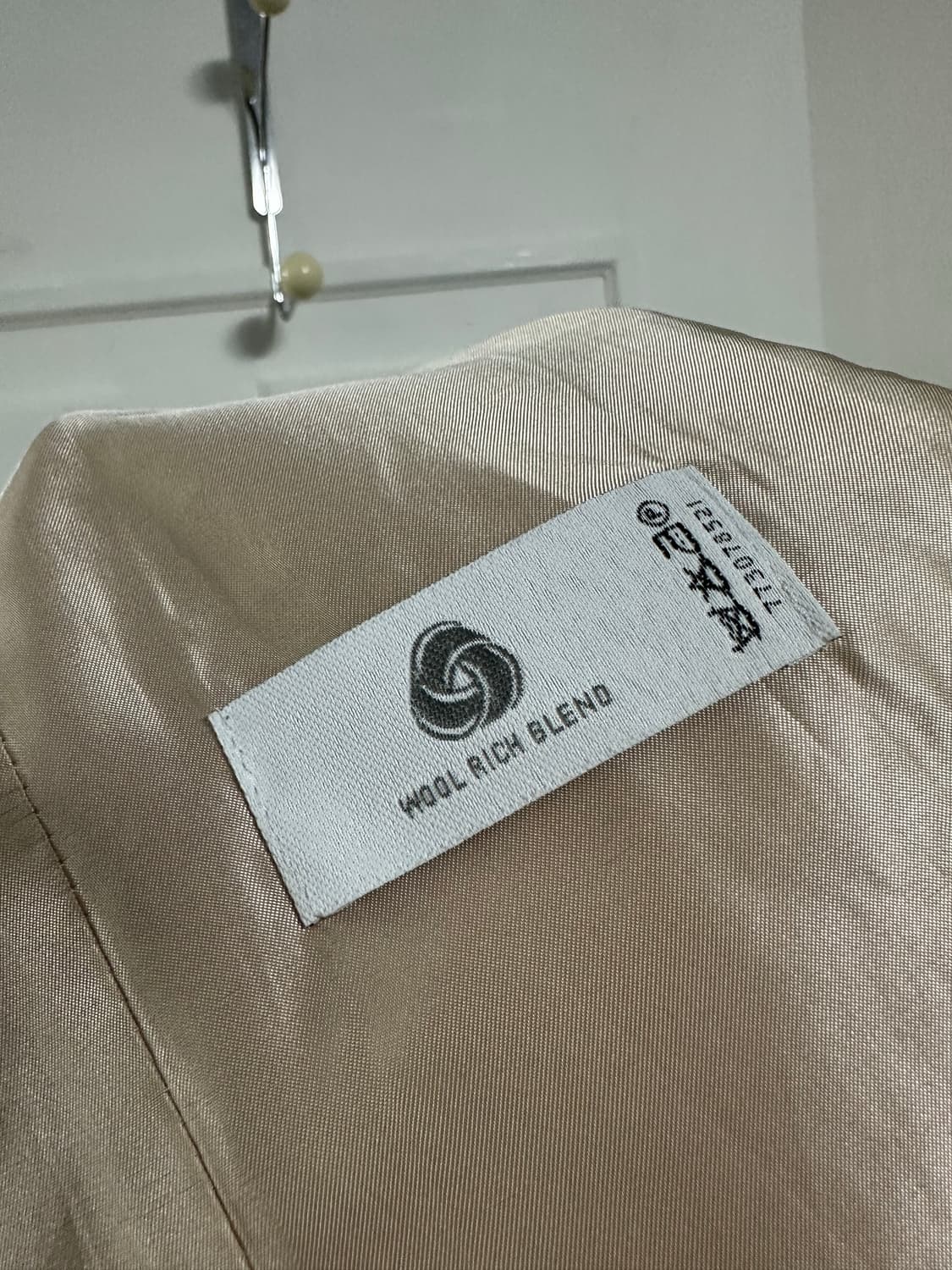 파사트패턴 오버핏 멜란지 울 자켓 상품이미지4