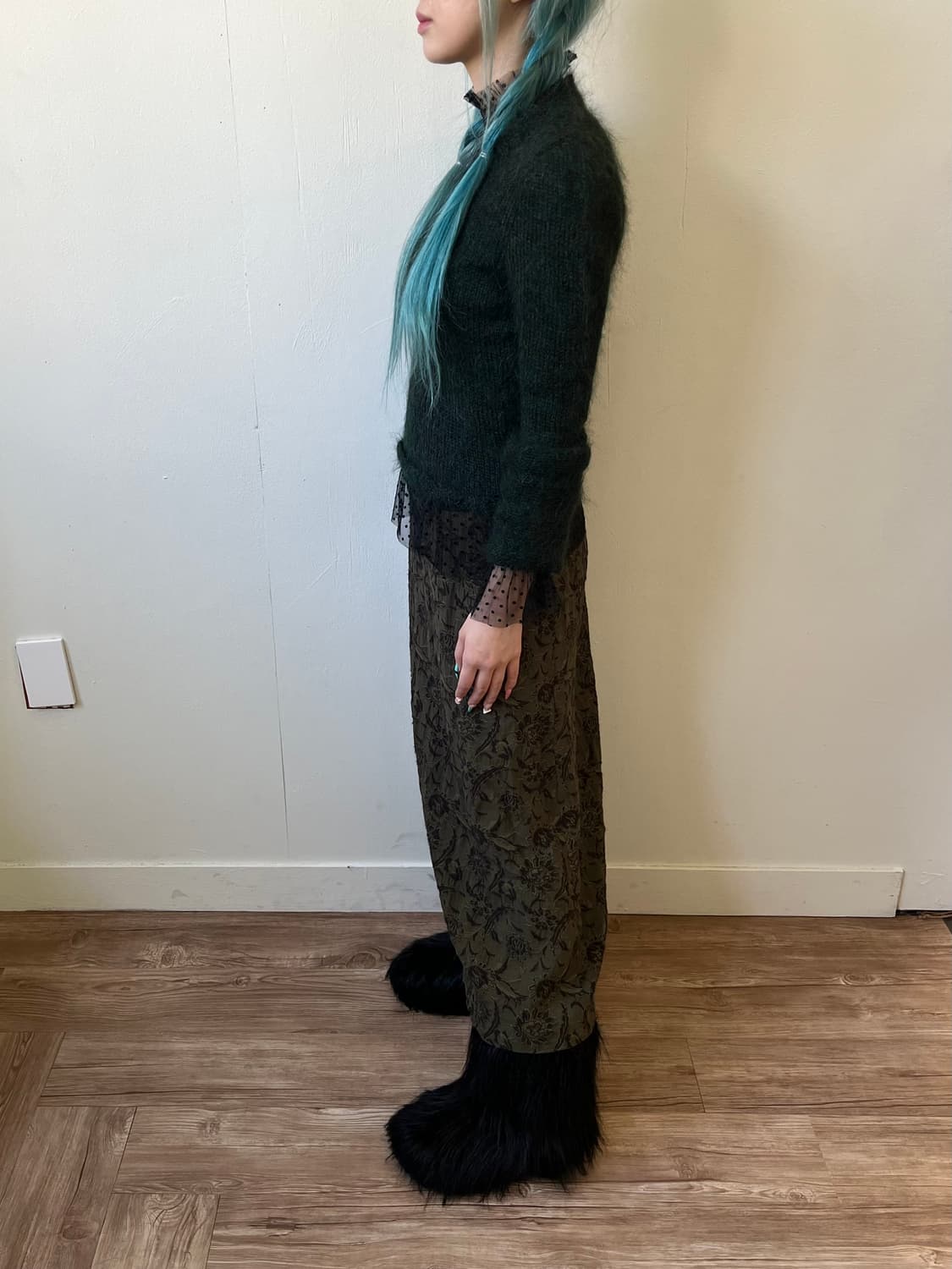 Ferris wheel 도트 시스루 블라우스 상품이미지8