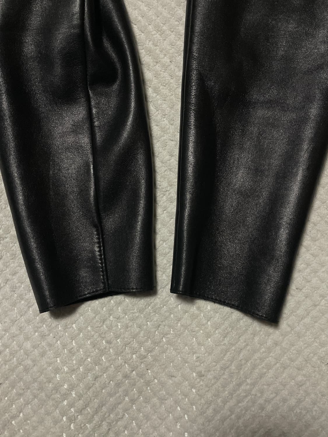 광희시장 웨스턴 무드 램스킨 양가죽 레더 카 코트 상품이미지7