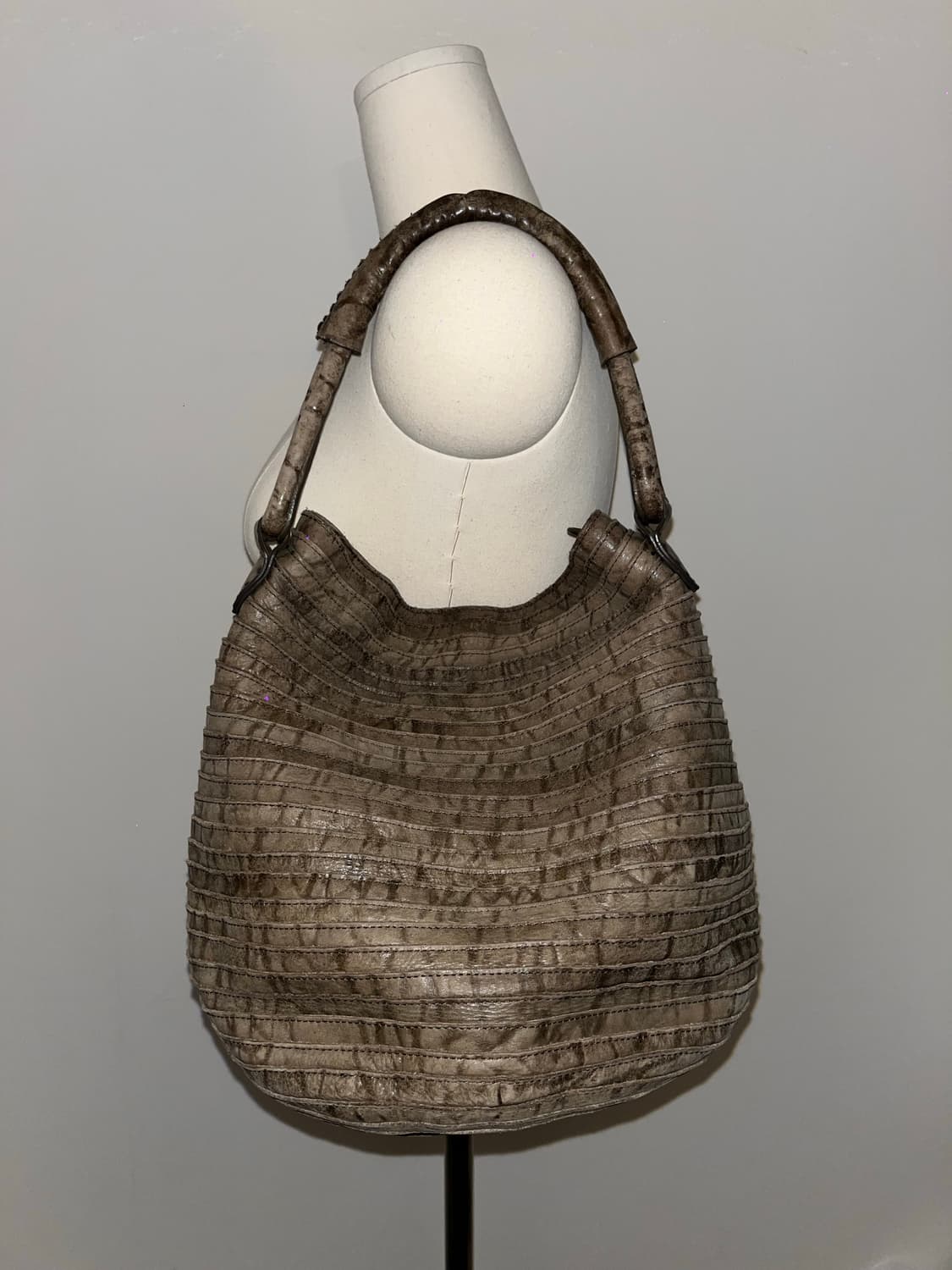 Japanese vintage beige shoulder bag 상품이미지1