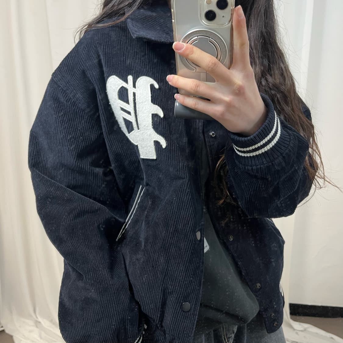 Partimento Black Corduroy Jacket 상품이미지3