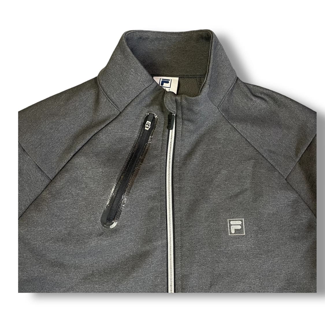 FILA 휠라 그레이 안감기모 져지 트랙탑 95 상품이미지4