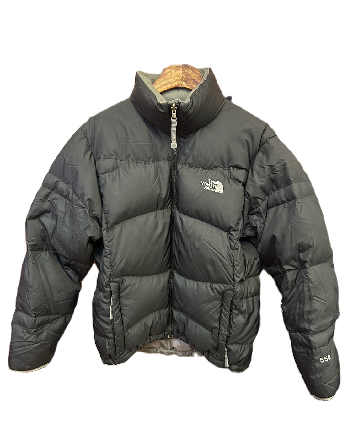 노스페이스 블랙 다운 패딩 자켓 상품이미지2