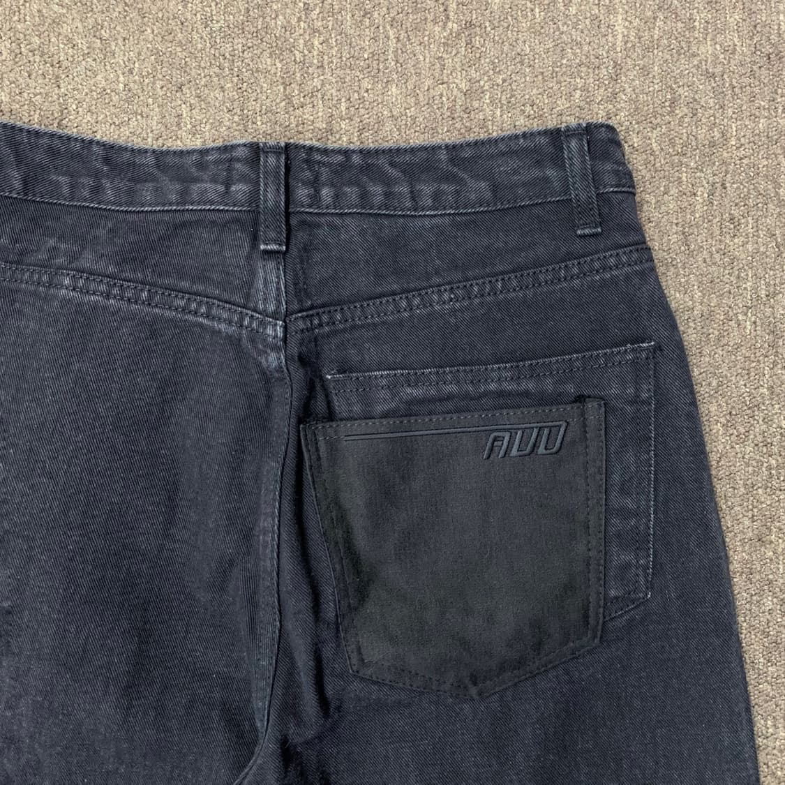 [30] ADD 니 패치 무릎 절개 데님팬츠 상품이미지1