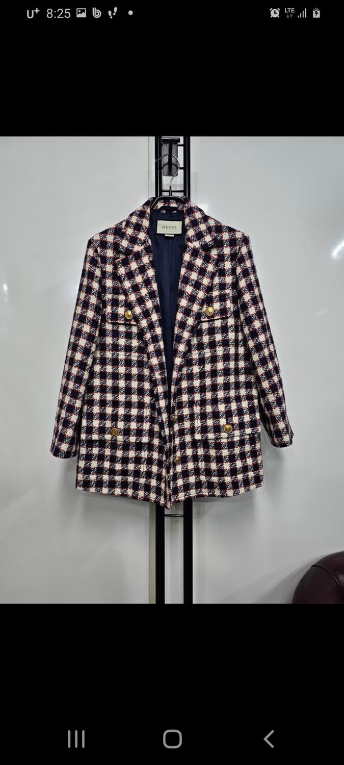 구찌 겨울체크자켓     36(실용55~정66) 상품이미지5