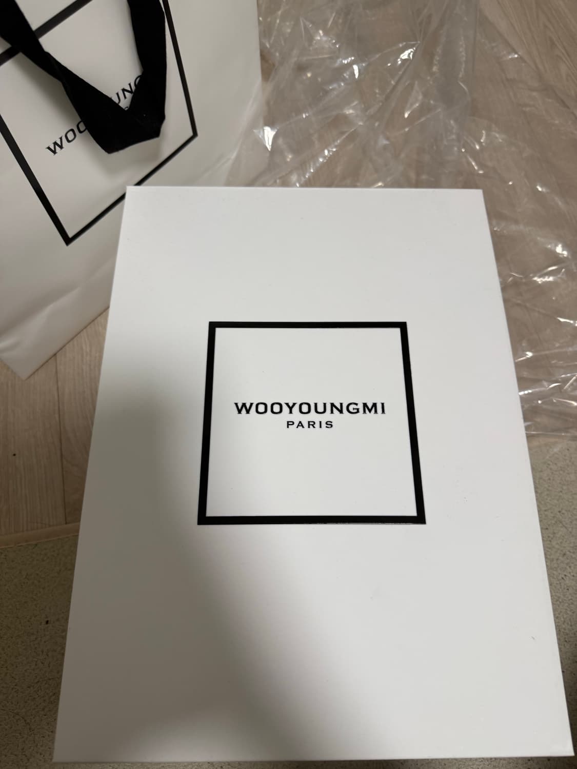 우영미 백로고 데님셔츠  상품이미지8