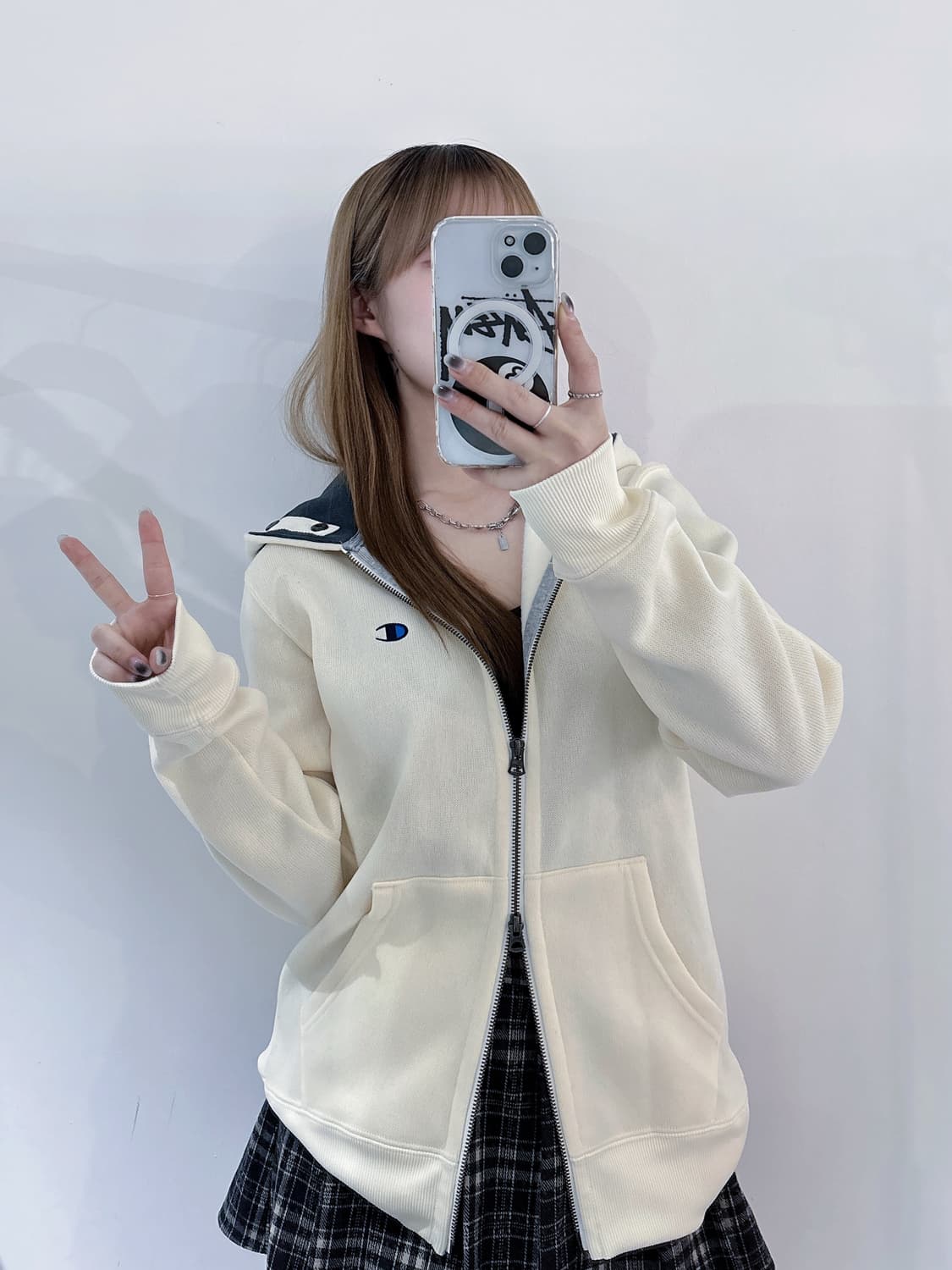 챔피언 90‘s 투웨이 후드집업 상품이미지1