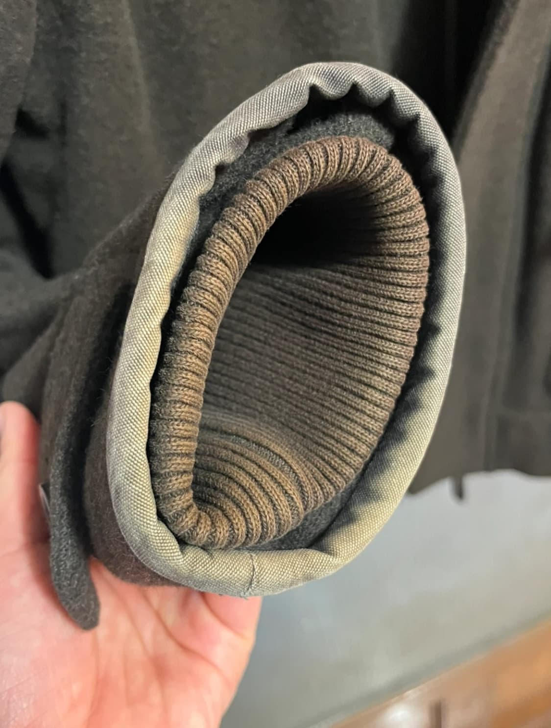 Roots 남성 카키색 모 자켓 상품이미지7