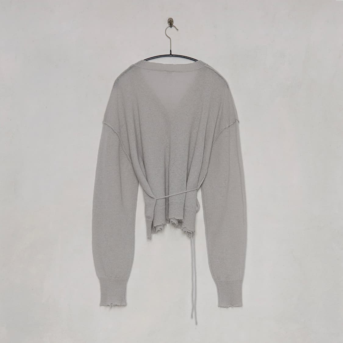 더일마 스트링 가디건 그레이 상품이미지3