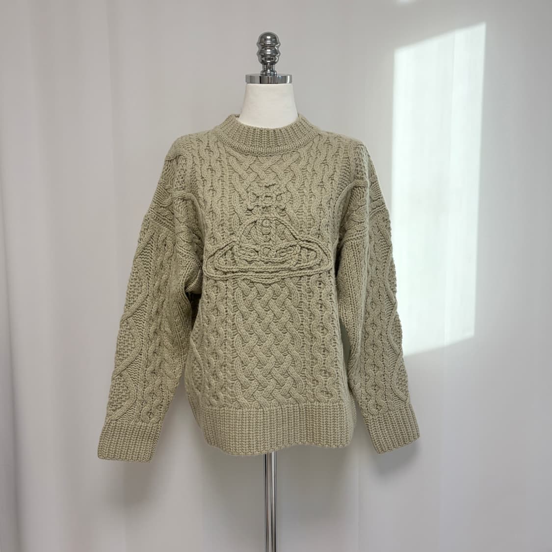 비비안웨스트우드 케이블 ORB포인트 스웨터 상품이미지5