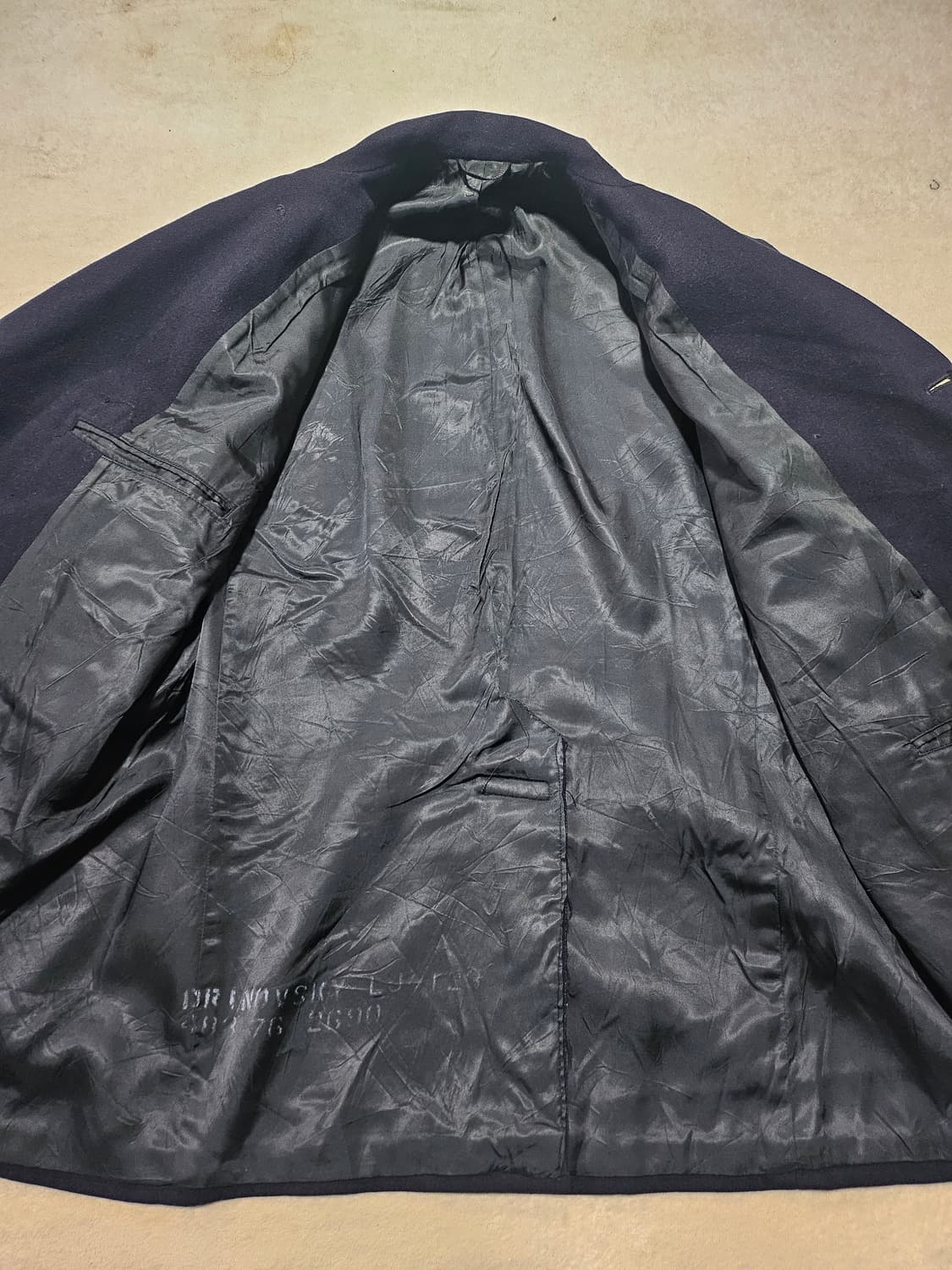 70s 미군오리지날 멜톤 브라운 피코트 상품이미지3