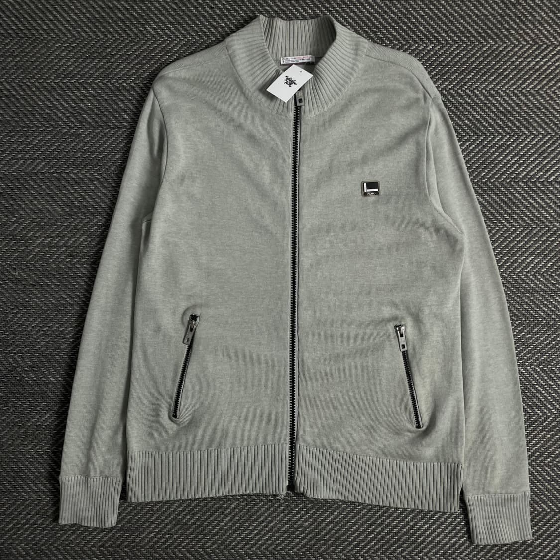 00s 후부 올드스쿨 빅로고 니트 집업o 3447 상품이미지2