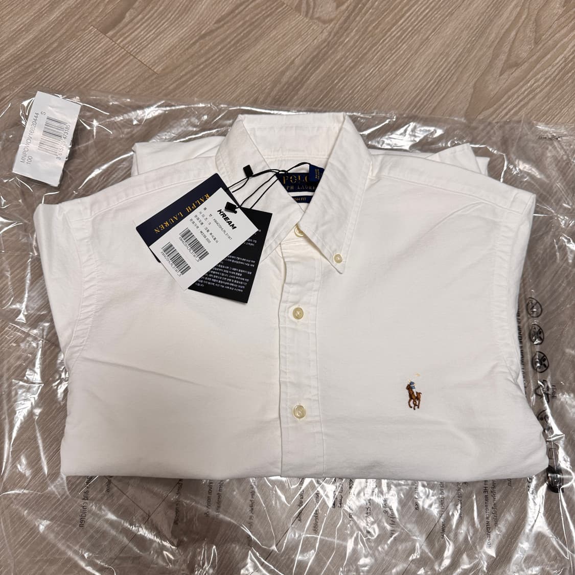 (S)폴로 랄프 로렌 커스텀핏 옥스포드 셔츠 화이트 - 24FW 상품이미지8
