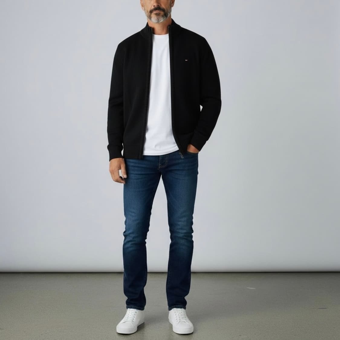 [M] Tommy 타미힐피거 헤비 집업 니트 상품이미지7