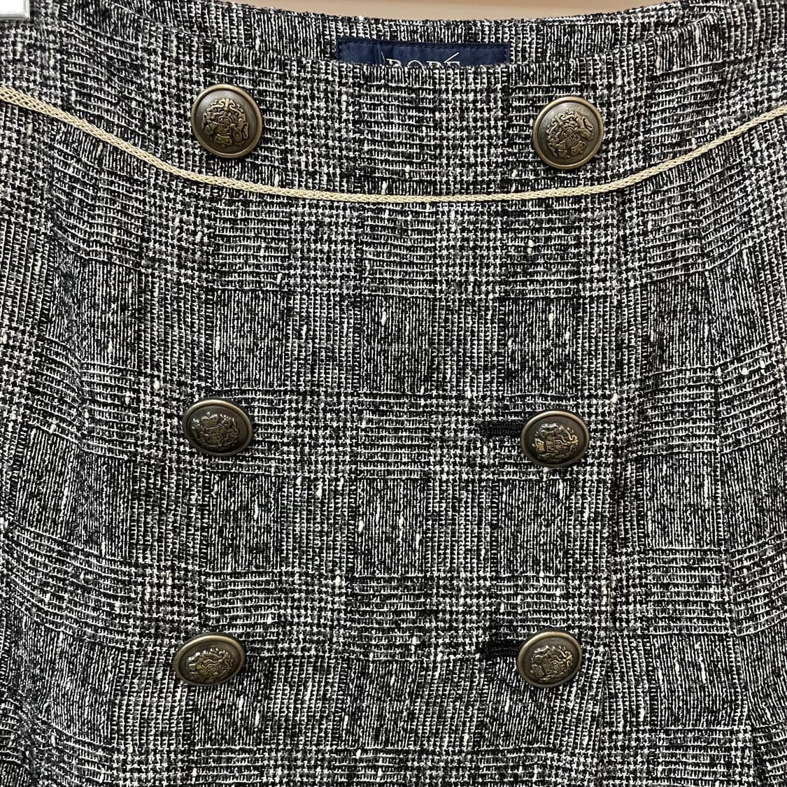 로페 로걀 프레피 마린무드 체크 플리츠 스커트 상품이미지2