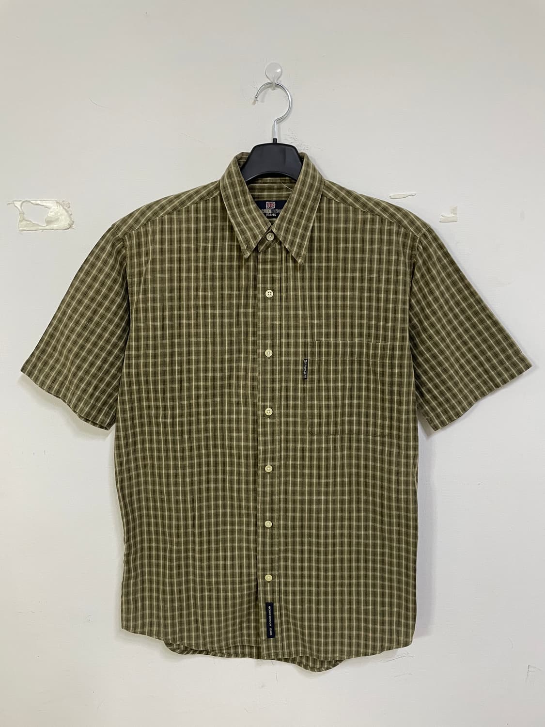 미치코 런던 체크 반팔 셔츠 상품이미지2