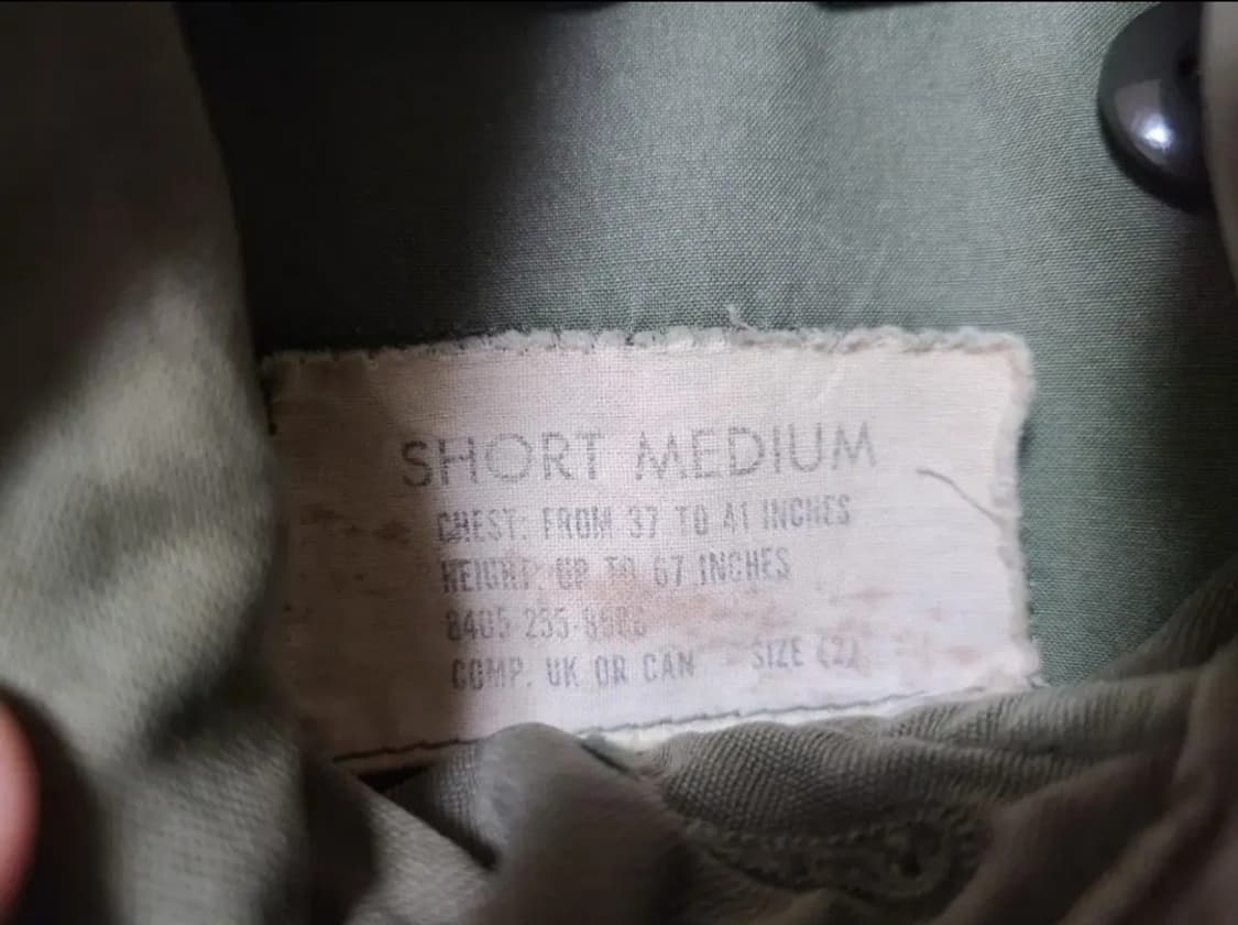 60년대 밀리터리 M51 필드자켓 상품이미지4