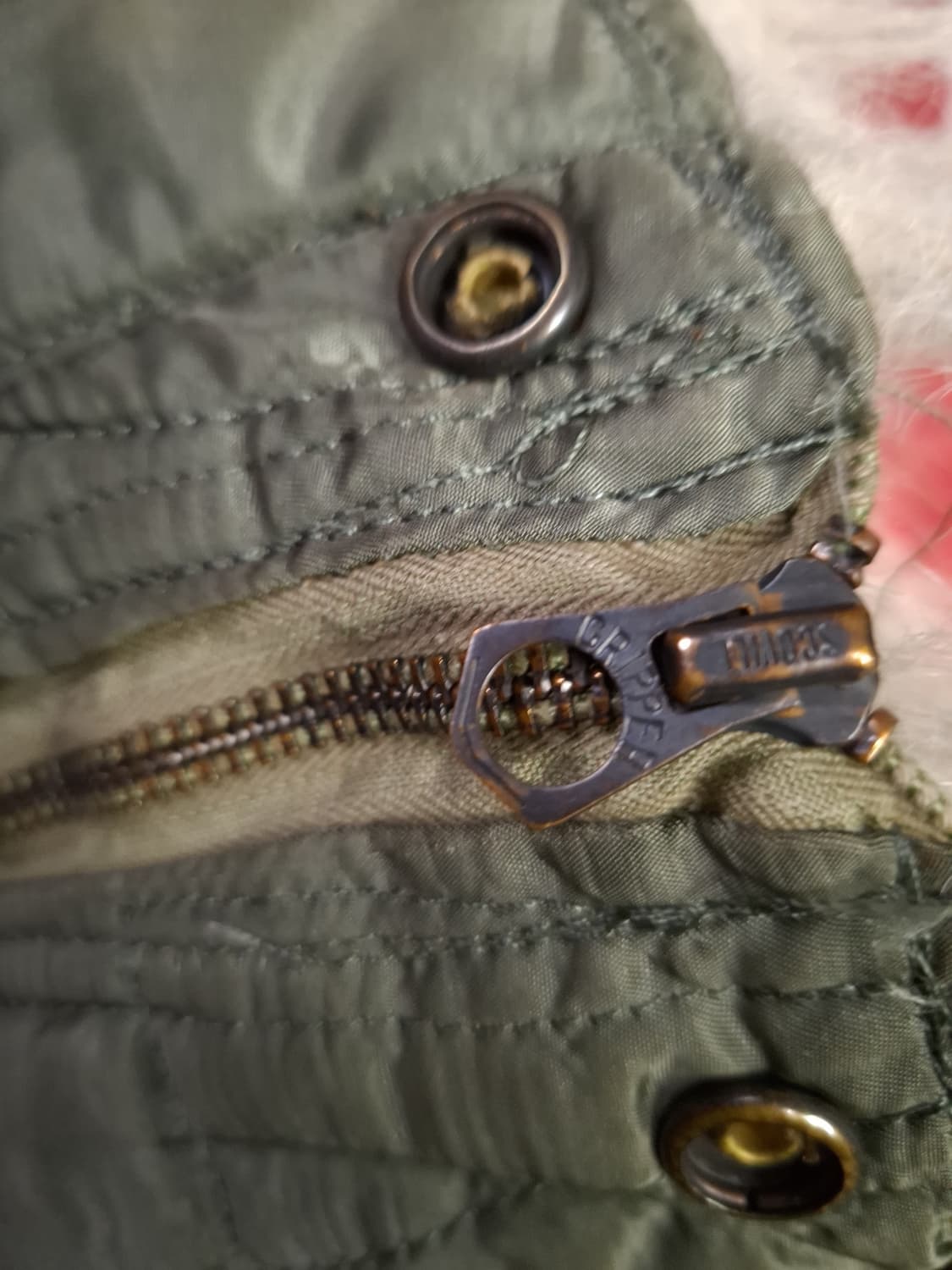 오리지날 미공군 N-2B 지급용 울 파일 항공자켓 상품이미지7