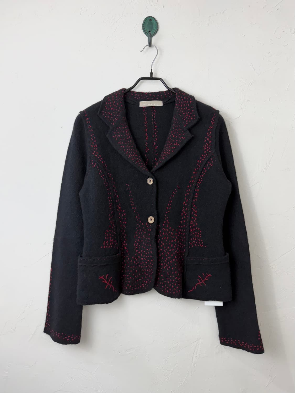 noriko araki 사시코 니트 자켓 상품이미지1