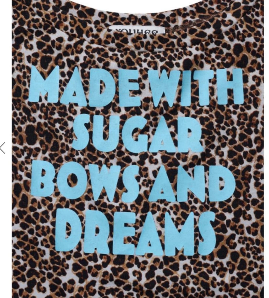 YOUHEE LEOPARD LETTERING TSHIRTSBROWN YH 상품이미지4