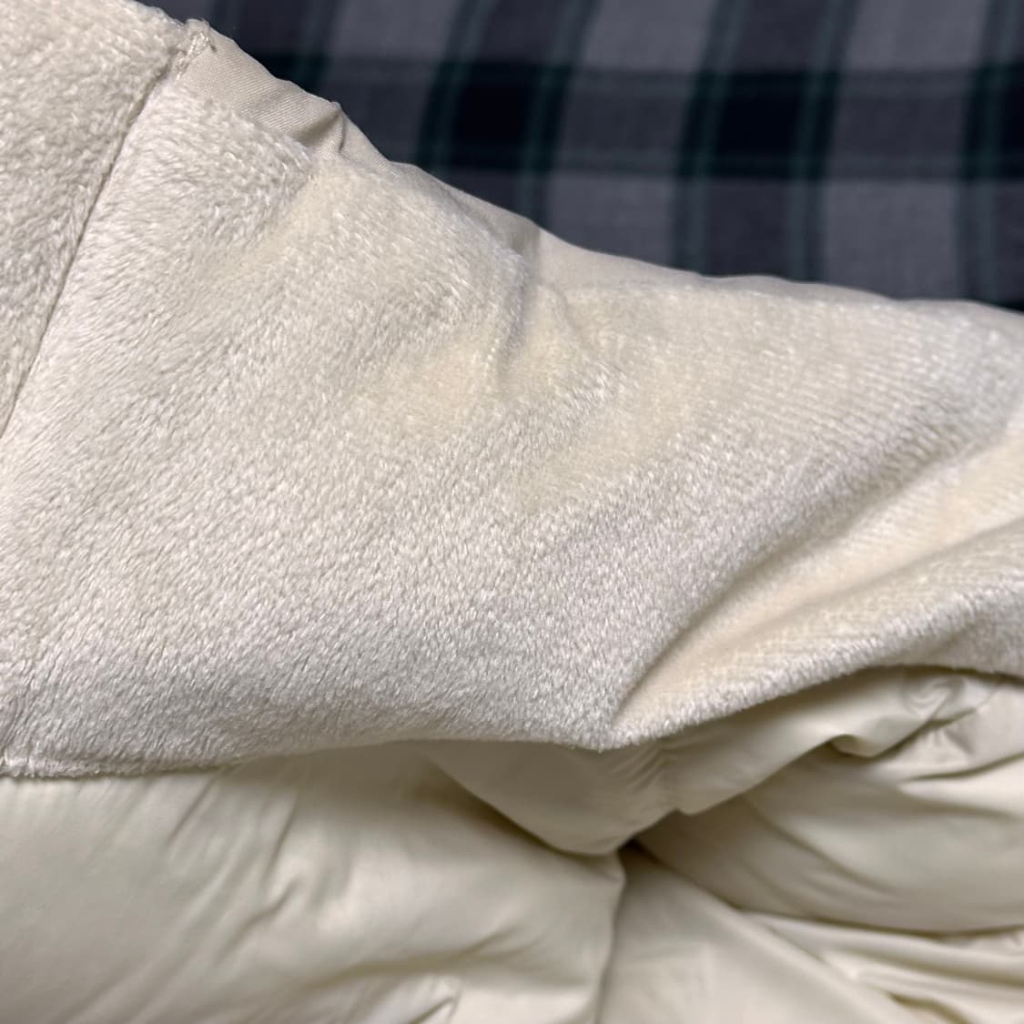 노스페이스 화이트 라벨 노벨티 눕시 다운 자켓 크림 베이지 M 상품이미지8