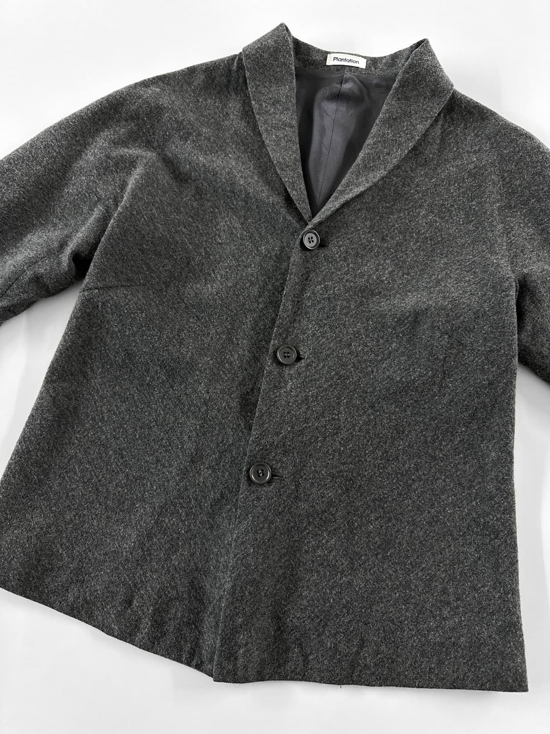 90~00s 플랜테이션 바이 이세이 미야케 돌먼 슬리브 자켓 상품이미지7
