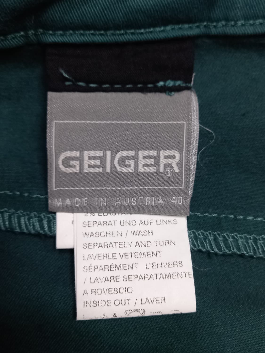 31 GEIGER 스판 슬림일자 치노 다크그린 31-526 상품이미지8