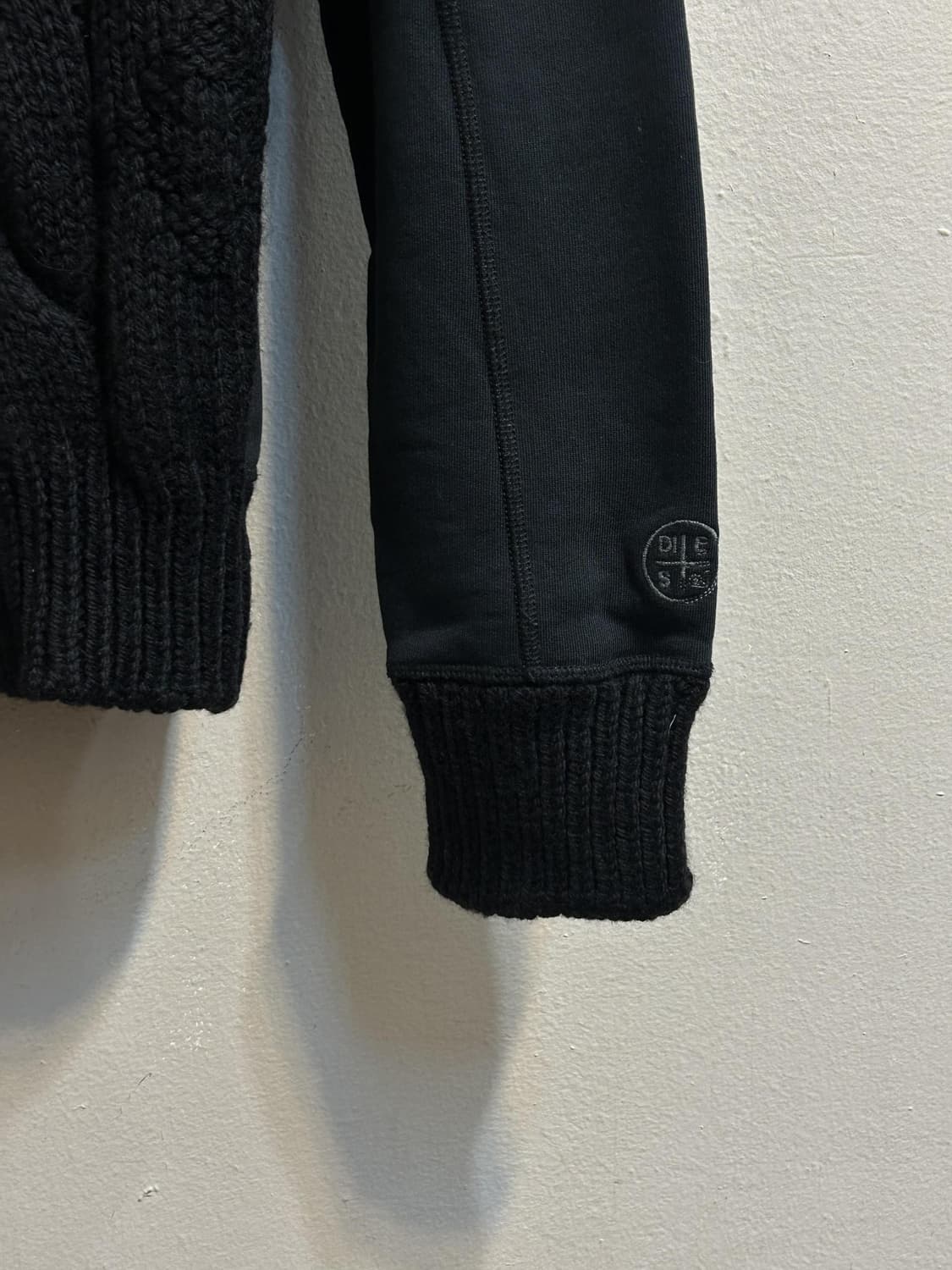 디젤 케이블 니트 집업 블루종 자켓 상품이미지5