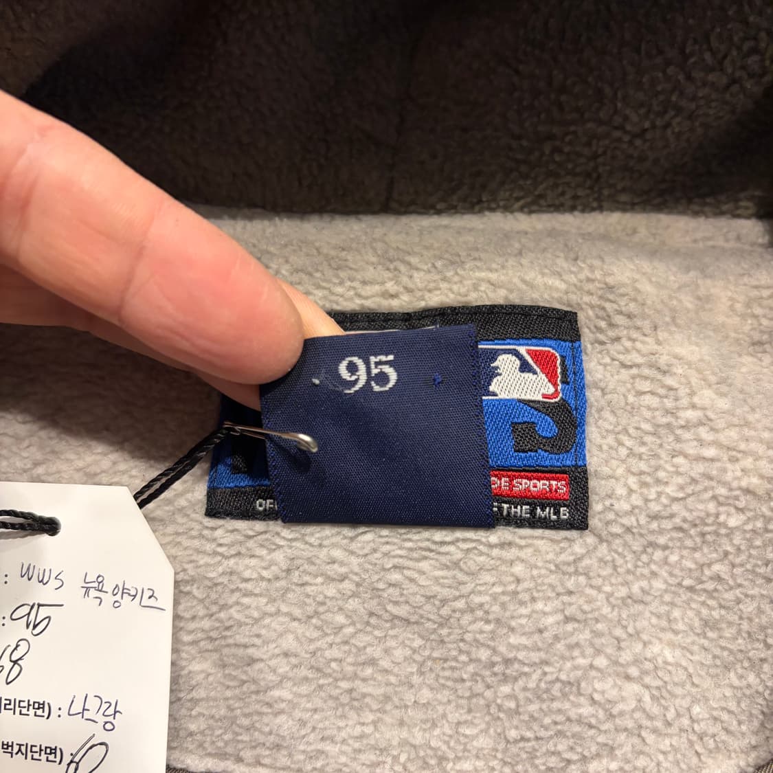 [95] MLB 엠엘비 WWS 뉴욕 양키스 후리스 후드집업 C585 상품이미지6