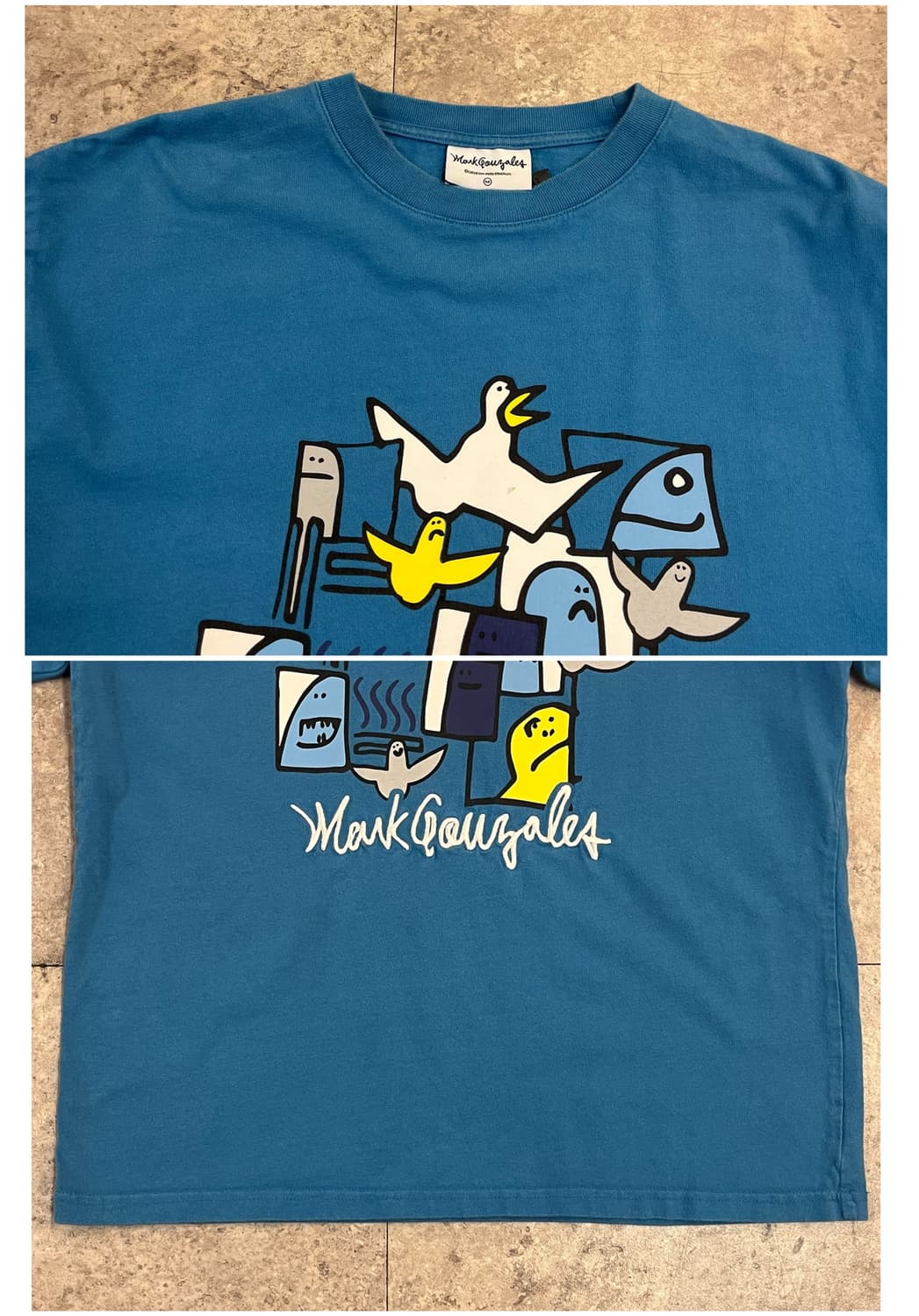 마크 곤잘레스 반팔티 스카이블루 M #csz4133 상품이미지5