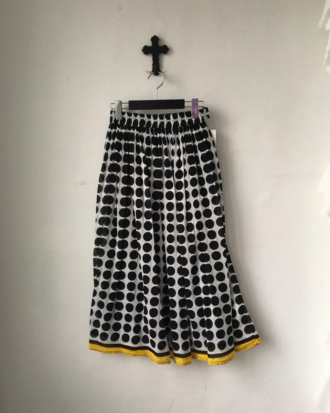 Dot pattern long skirt 상품이미지1