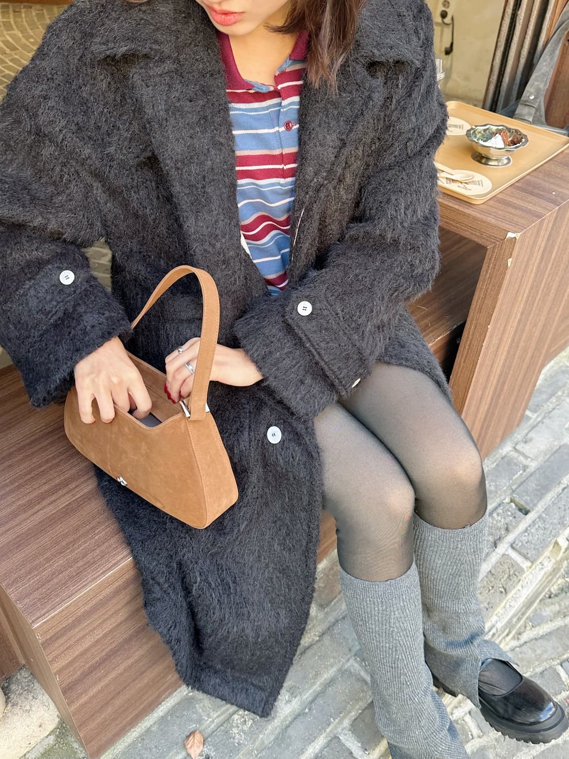 소이프유캔 컴피 루즈핏 소프트터치 더플코트 상품이미지5