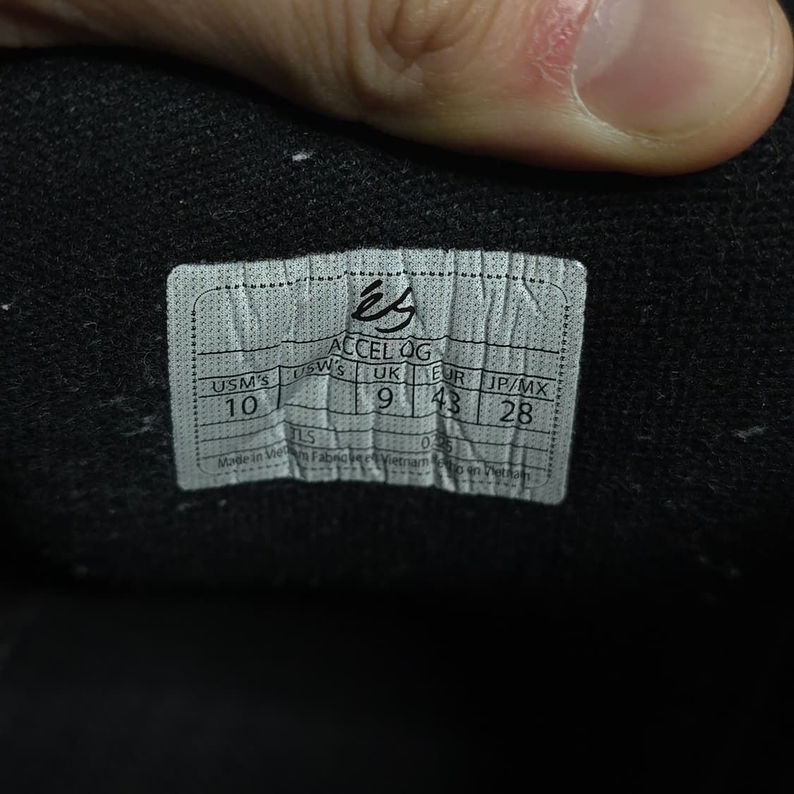 [280]ES ACCELOG 보드화 블랙 es보드화 상품이미지7