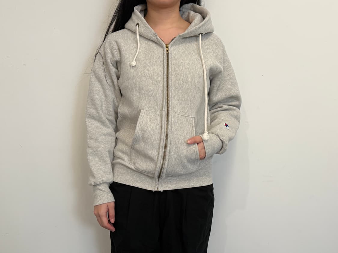 made in USA - 챔피온 리버스 위브 웜업 후드집업 L 여성 상품이미지4