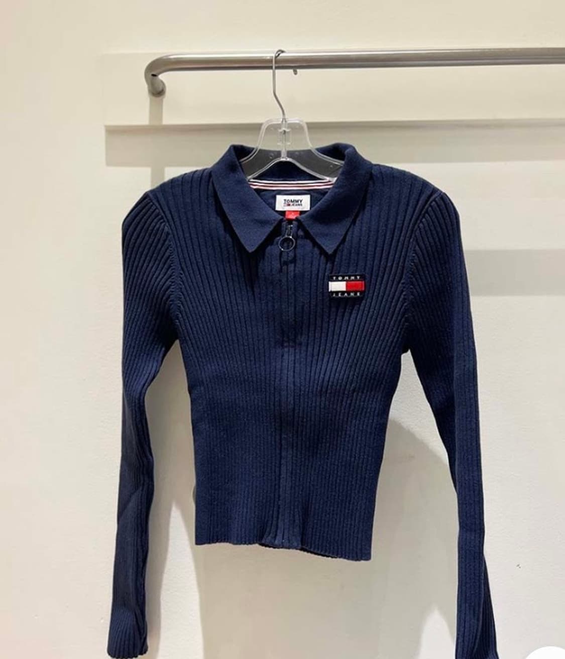 타미진스 골지 니트 집업 상품이미지1