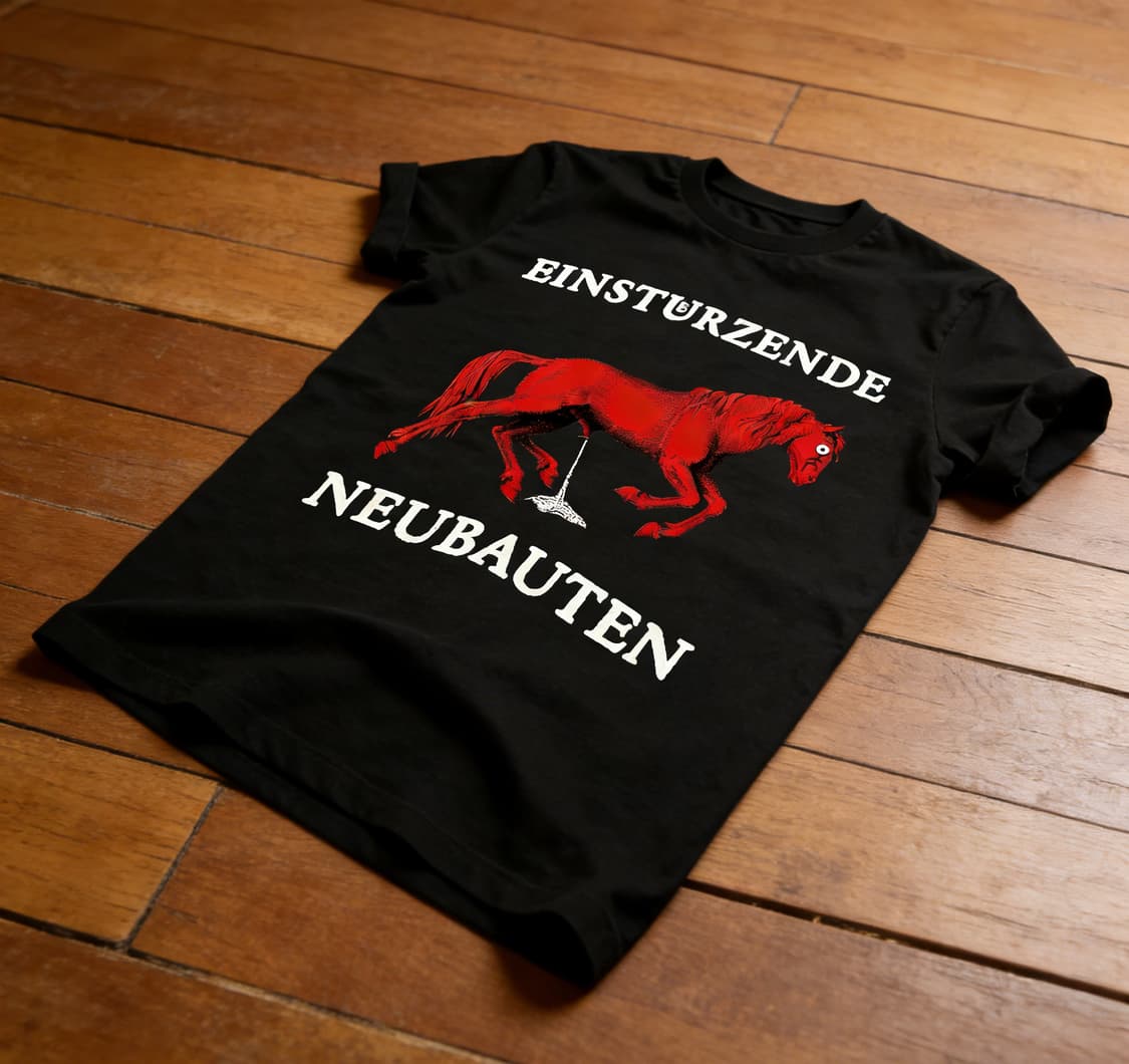 [새상품 L사이즈] Einstürzende Neubauten 커스텀 반팔 상품이미지2