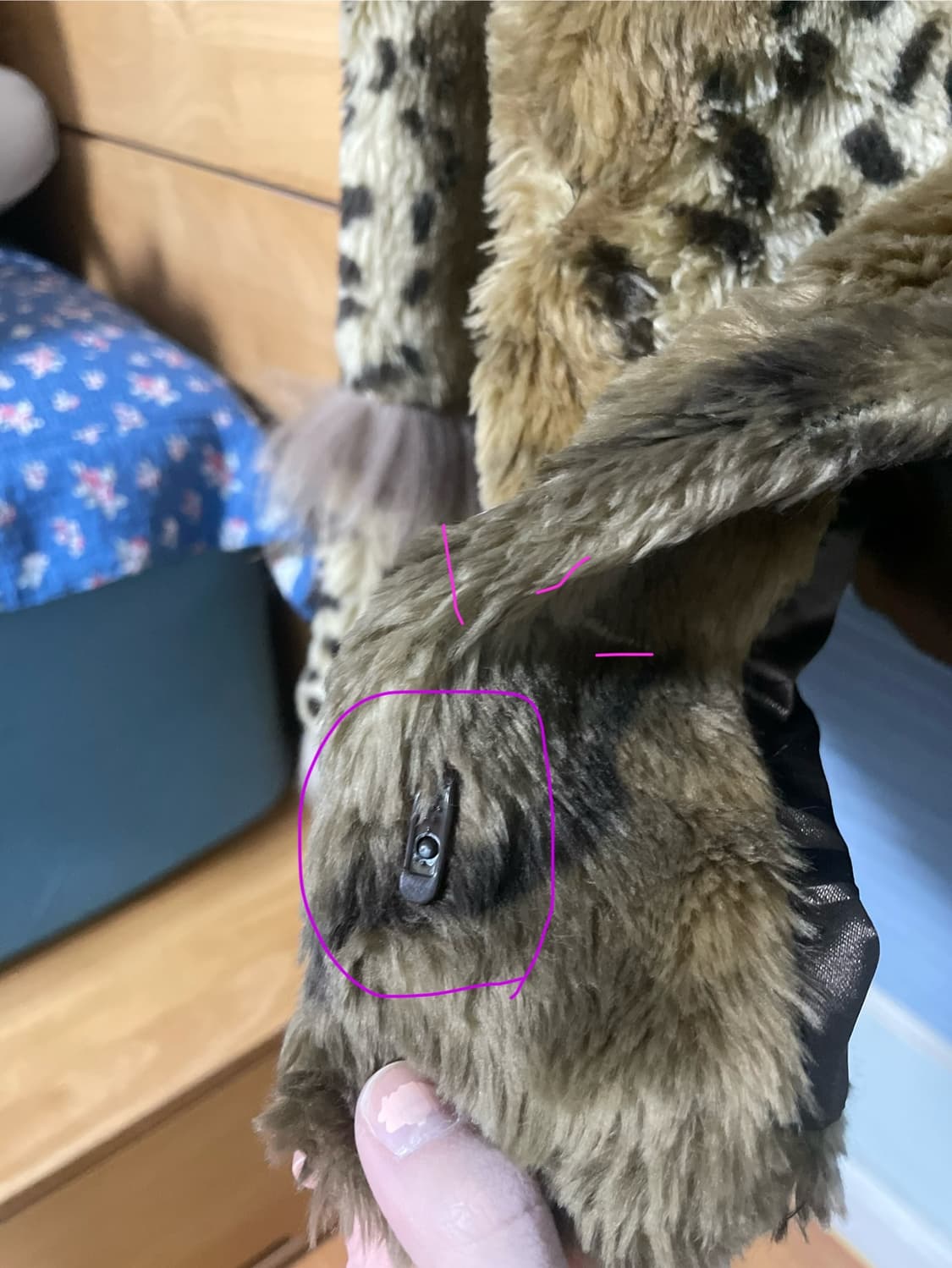 와투케 오리엔탈 페어리 레오파드 퍼자켓๑๑)۶ 상품이미지4