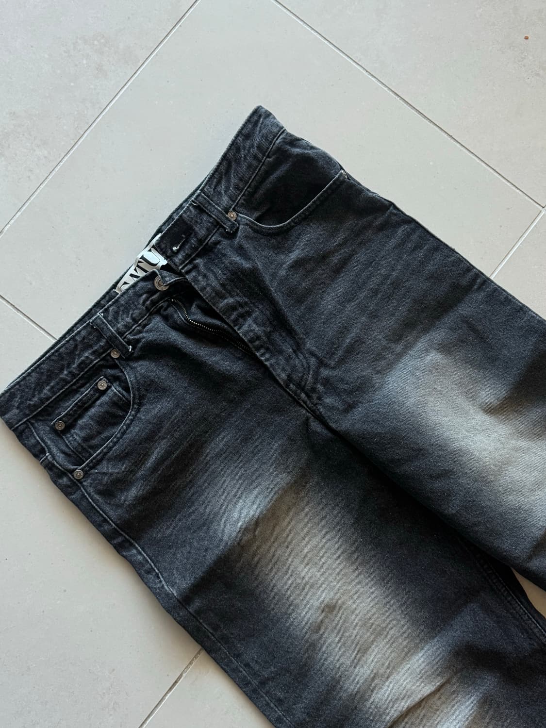 Satur 부르클린 뉴트로 와이드 워시드 데님 상품이미지1