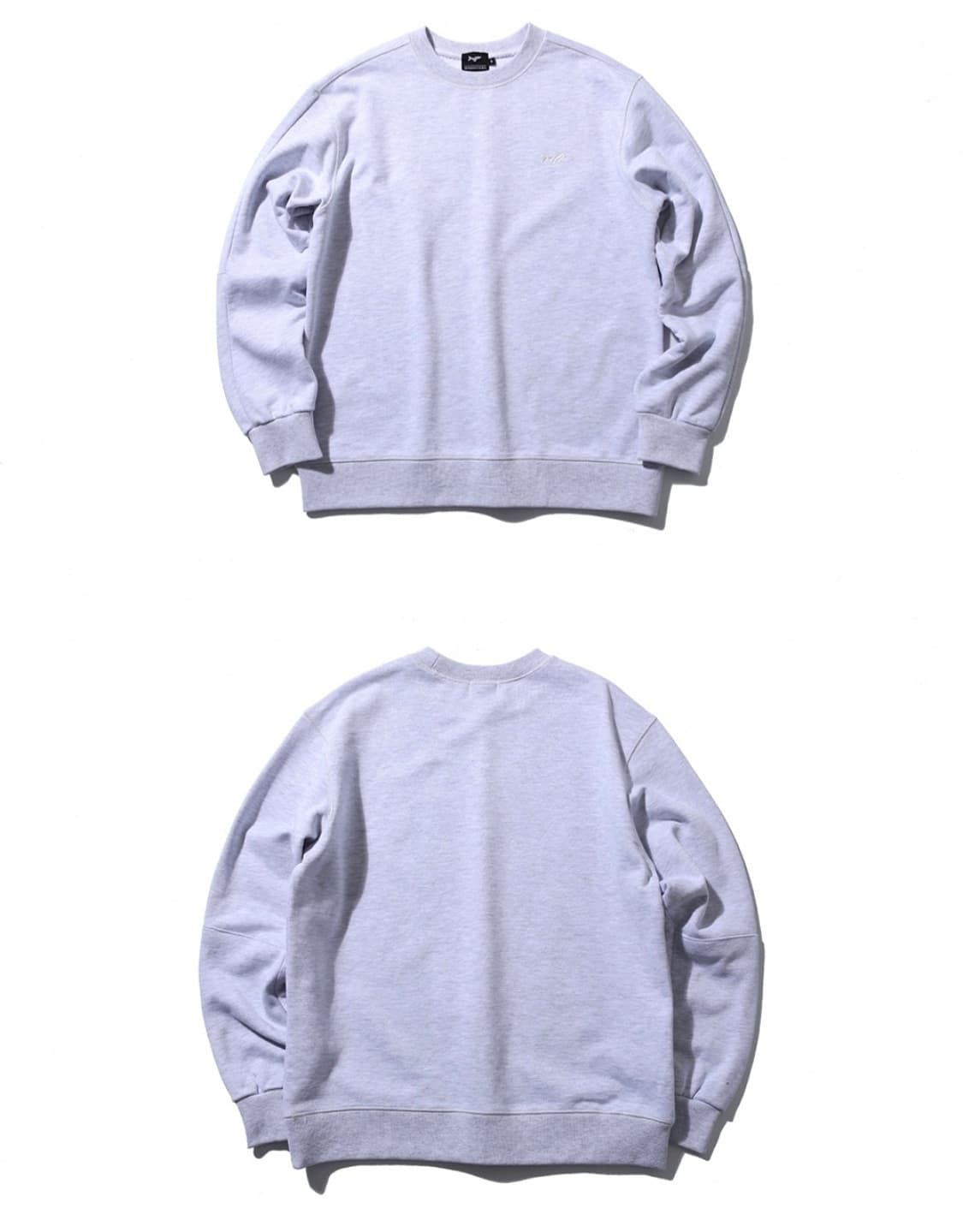 i4p 맨투맨 화이트멜란지 상품이미지1