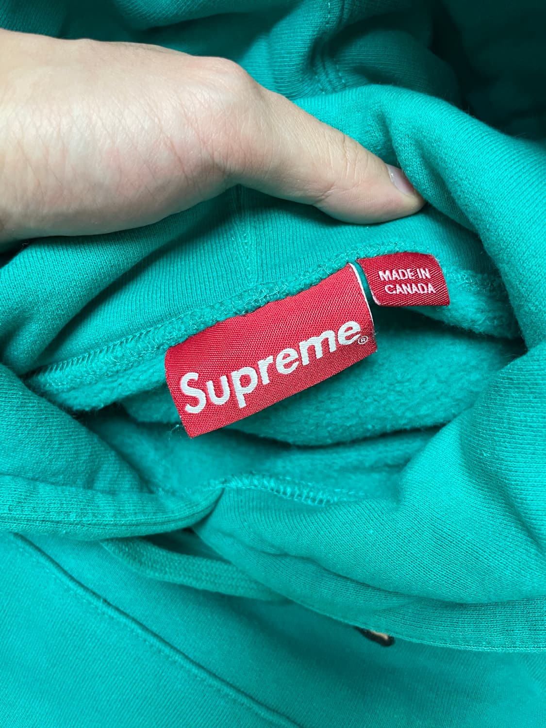 [L] 슈프림 뱀피렐라 후드 타코이즈 상품이미지2