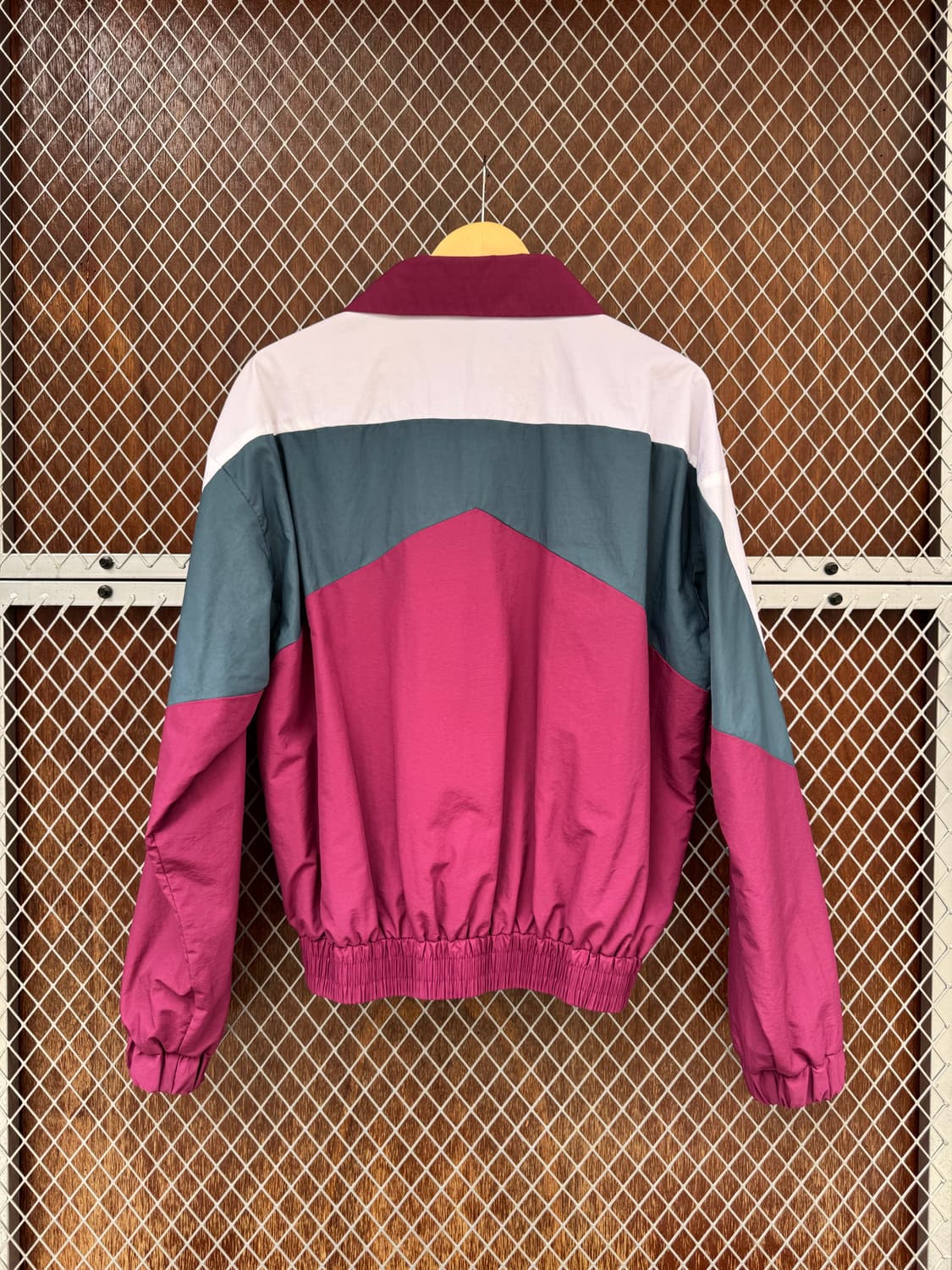 써치410 search410 컬러 배색 올드스쿨 바람막이 자켓 M 구교환 상품이미지10