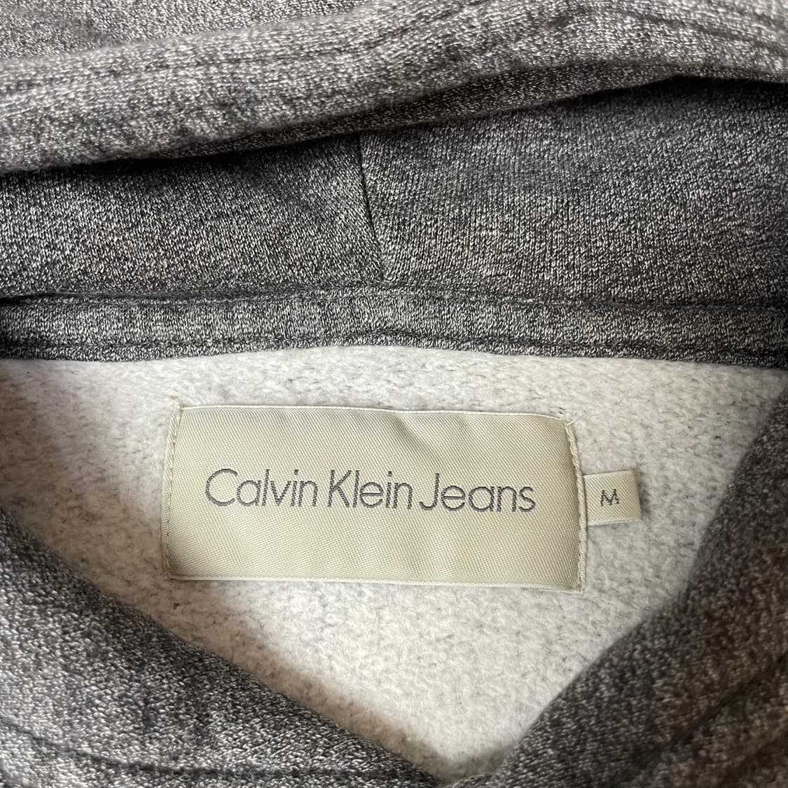 캘빈클라인진스 딥그레이 로고 프린팅 후드티 M 상품이미지4