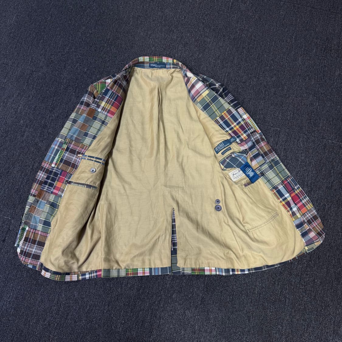 폴로 랄프로렌 마드라스 패치워크 자켓 상품이미지9