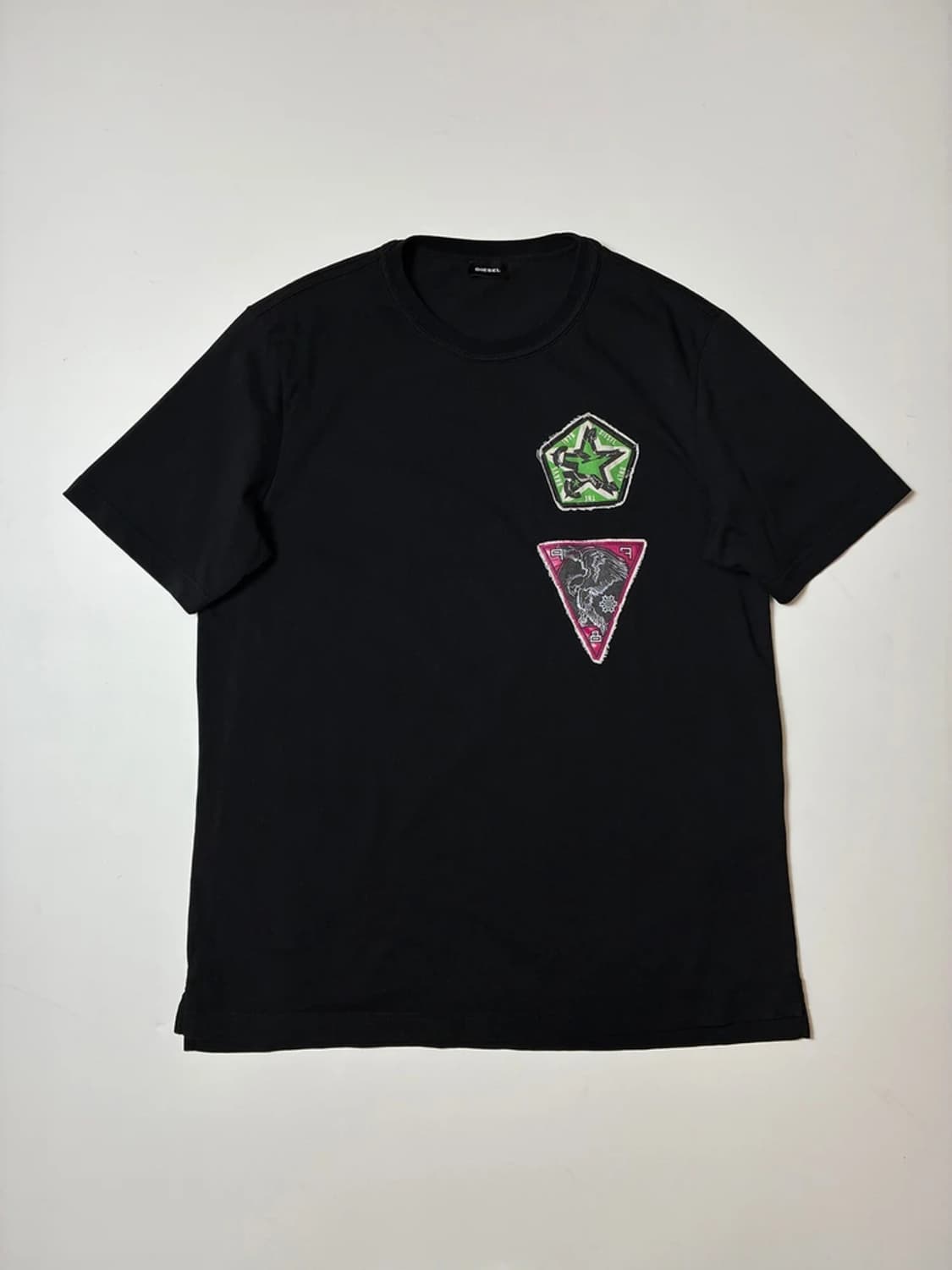 디젤 00's 컷소스 크루넥 블랙 반팔 티셔츠 PN9097 상품이미지3