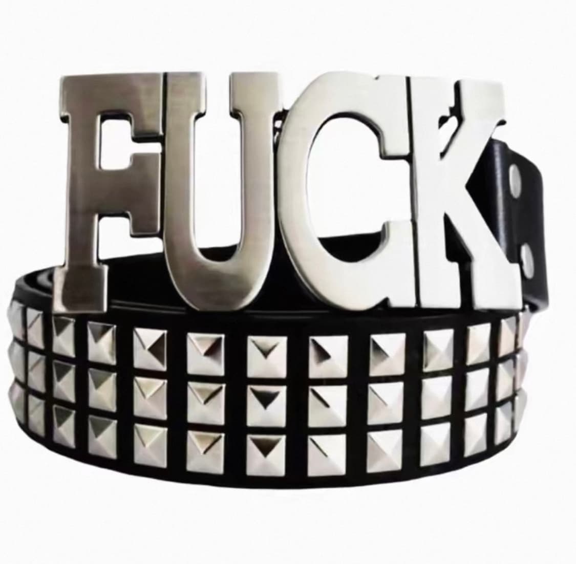 빅 레터링 스터드 벨트 상품이미지2