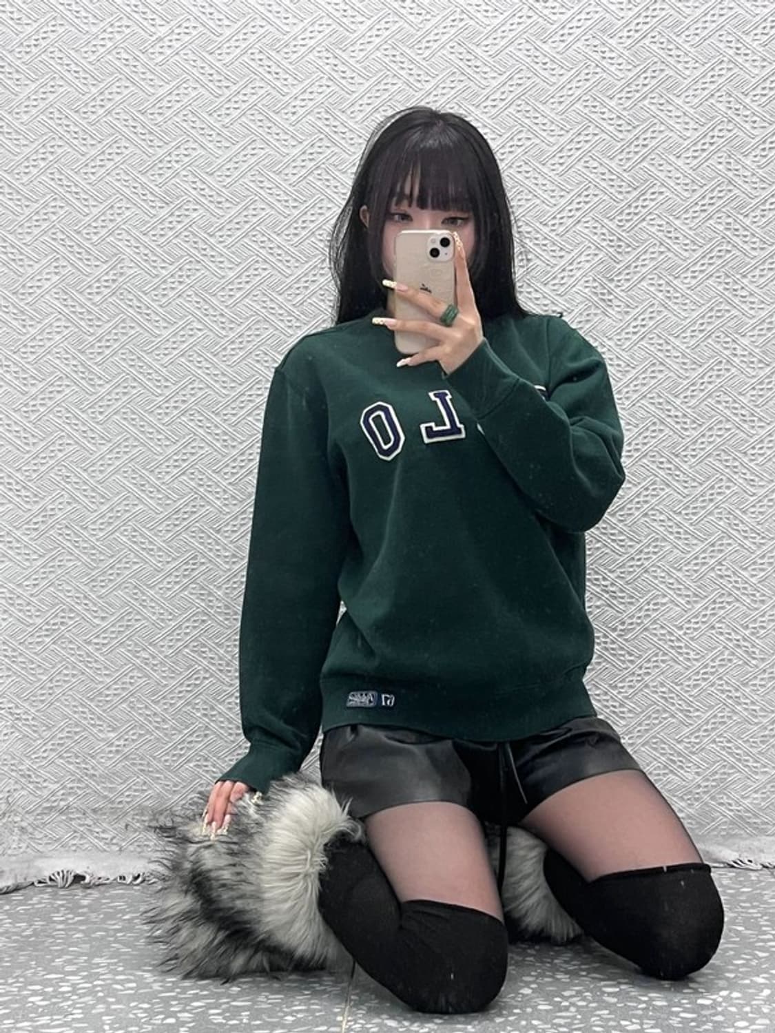 폴로 랄프로렌 레트로 빈티지 Y2K 딥그린 맨투맨 M C10013 상품이미지1