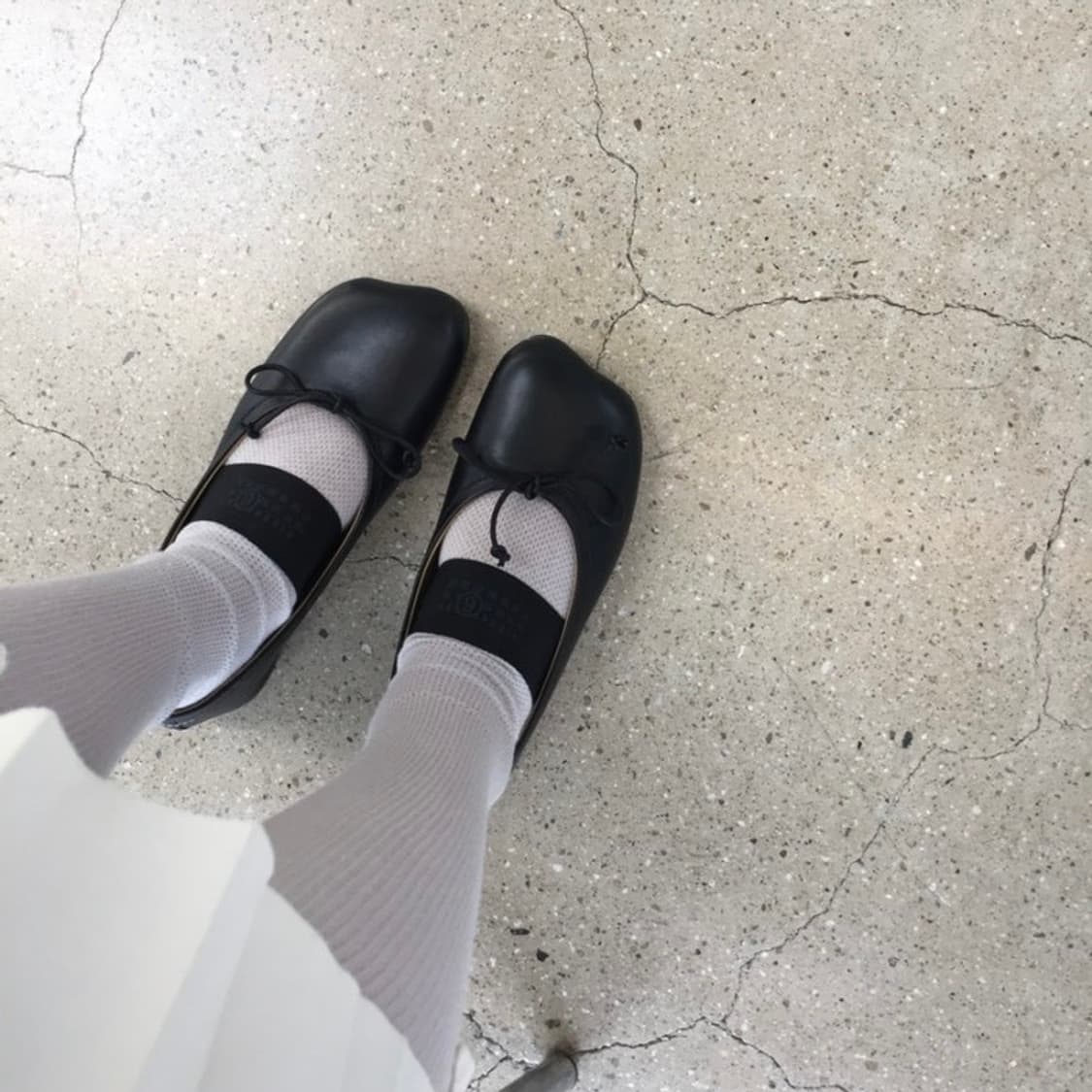 메종 마르지엘라 아나토믹 발레리나 플랫슈즈 가죽 상품이미지2