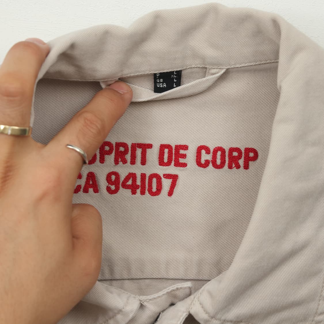 VINTAGE 청자켓 XL A1109 상품이미지3
