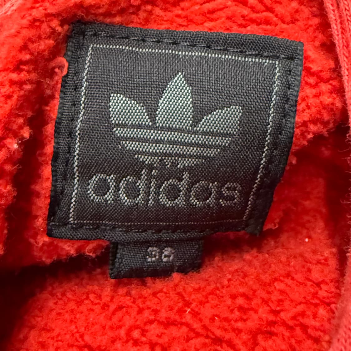 아디다스 파이어버드 패턴 도트 오렌지 레드 후드집업 38 상품이미지5