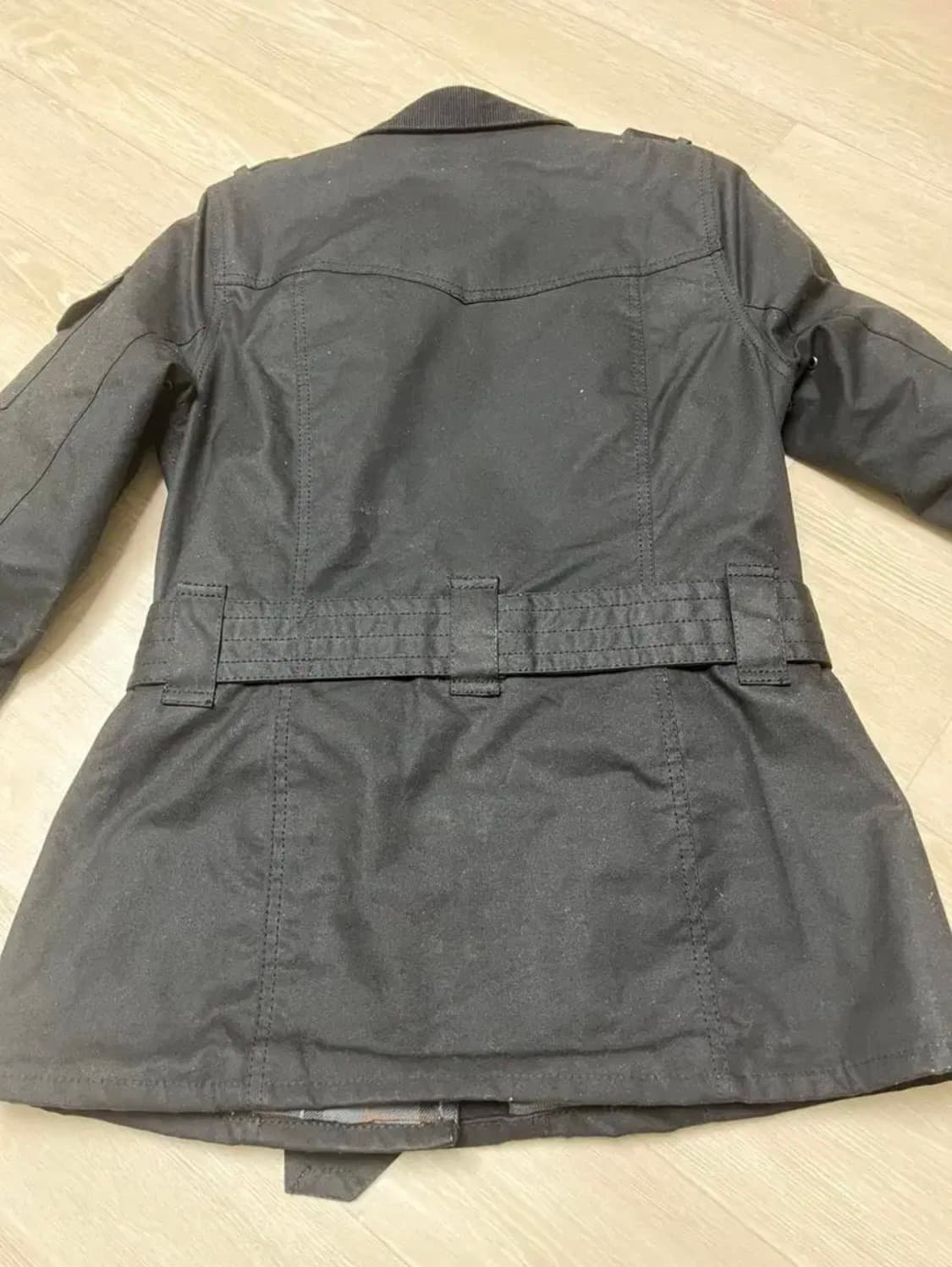 바버 인터네셔널 왁스 자켓 블랙[UK 8] 상품이미지7